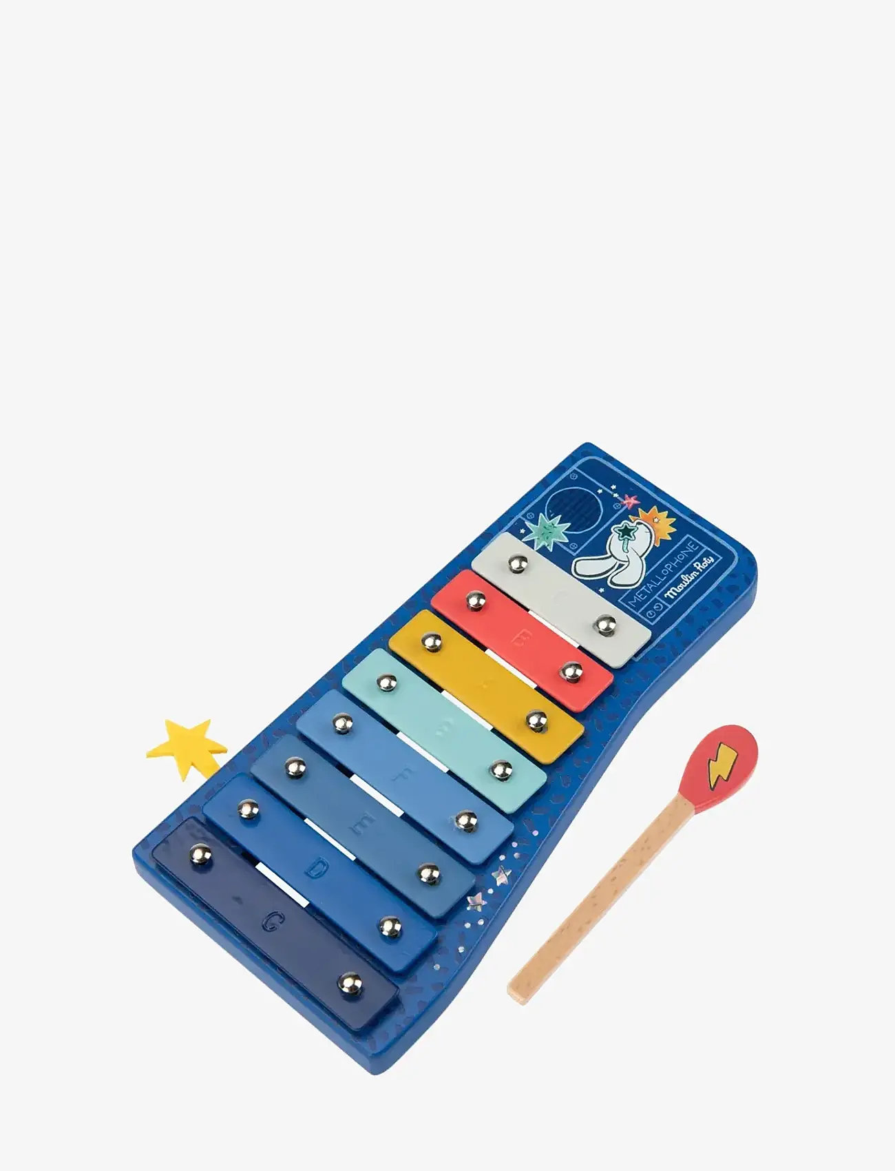 Moulin Roty - Xylophone - Puce & Pilou - musical instruments - blue - 2