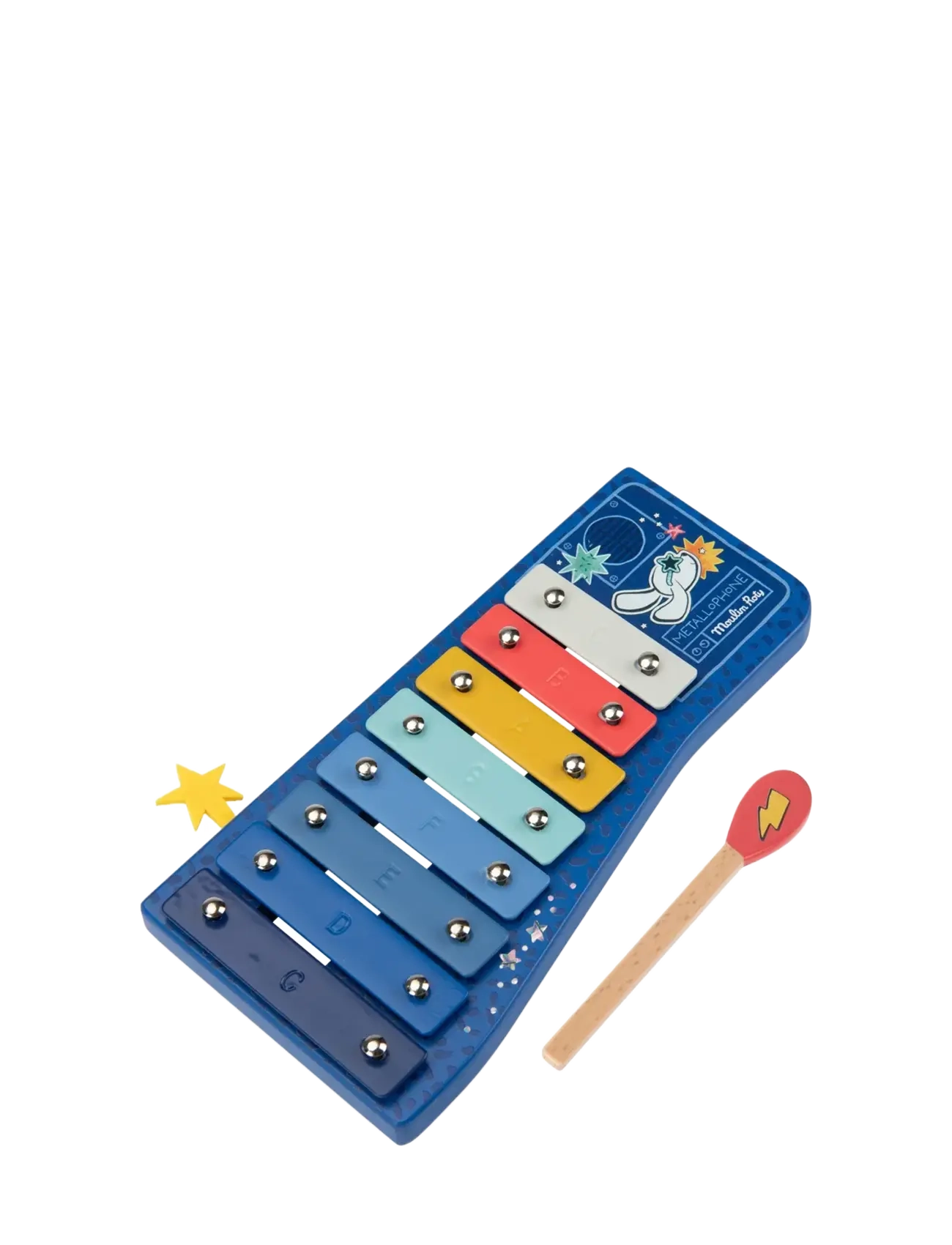 Moulin Roty - Xylophone - Puce & Pilou - hljóðfæri - blue - 2