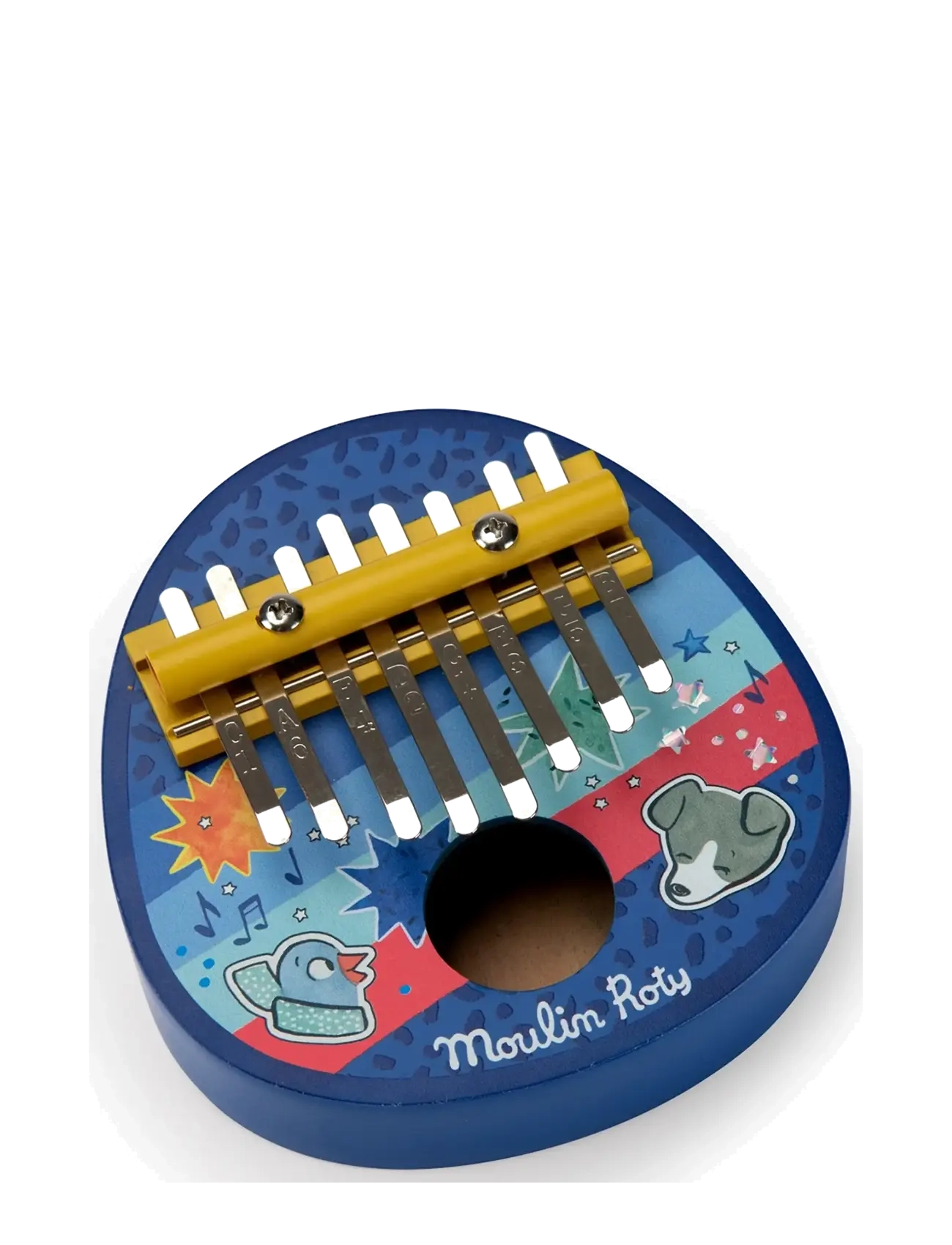 Moulin Roty - Kalimba - Puce & Pilou - musikinstrument - blue - 1