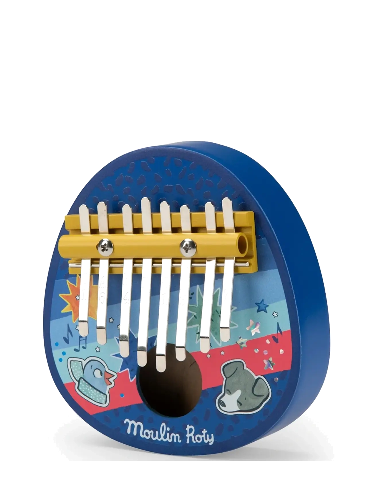 Moulin Roty - Kalimba - Puce & Pilou - musikinstrument - blue - 2
