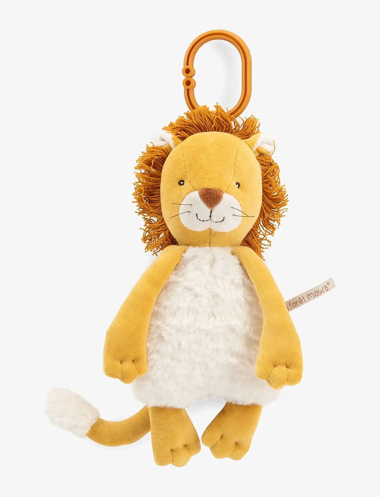 Moulin Roty - Plush Animal - Light-up Lion - La forêt Mawa - tøjdyr - orange - 1