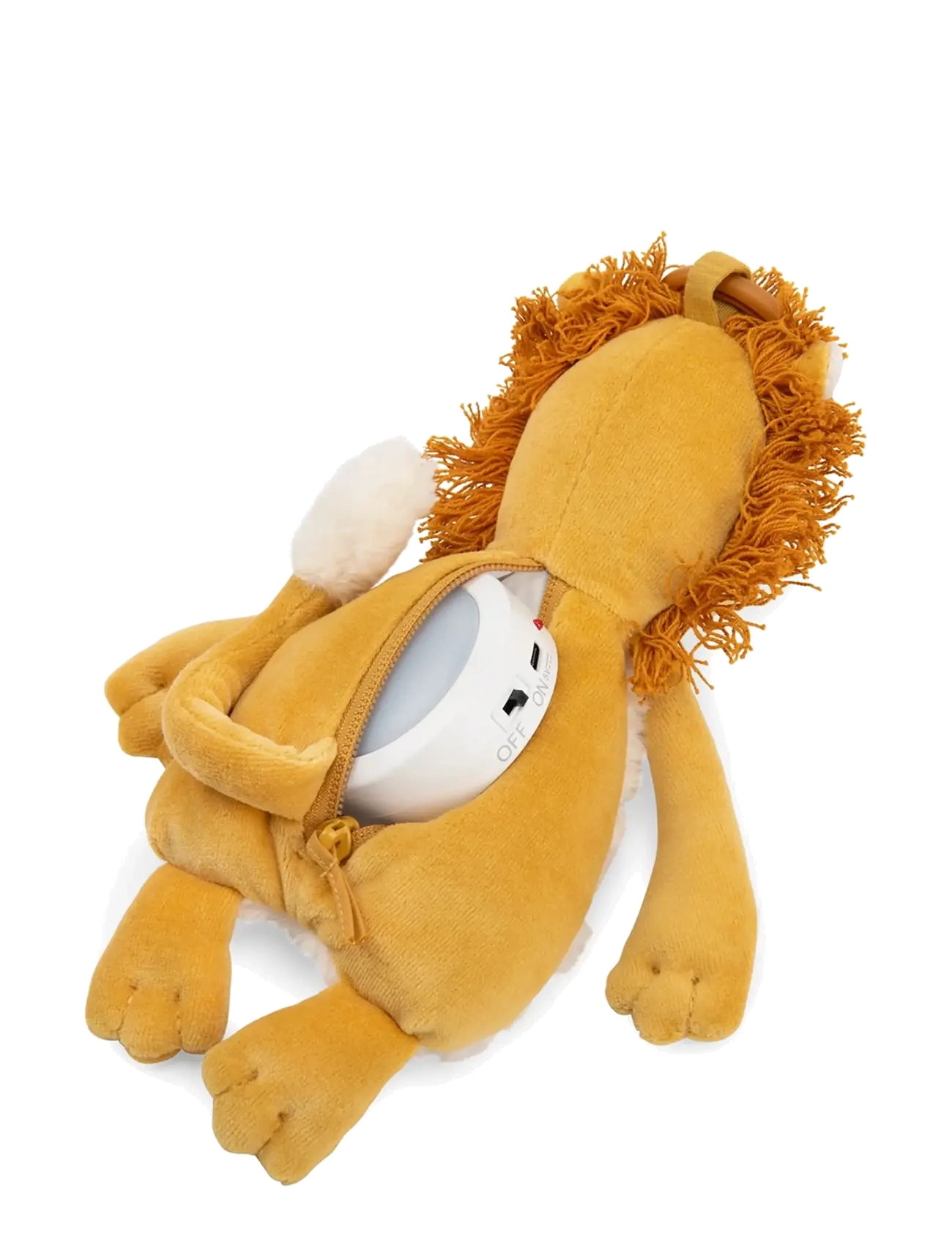 Moulin Roty - Plush Animal - Light-up Lion - La forêt Mawa - mjukisdjur - orange - 3