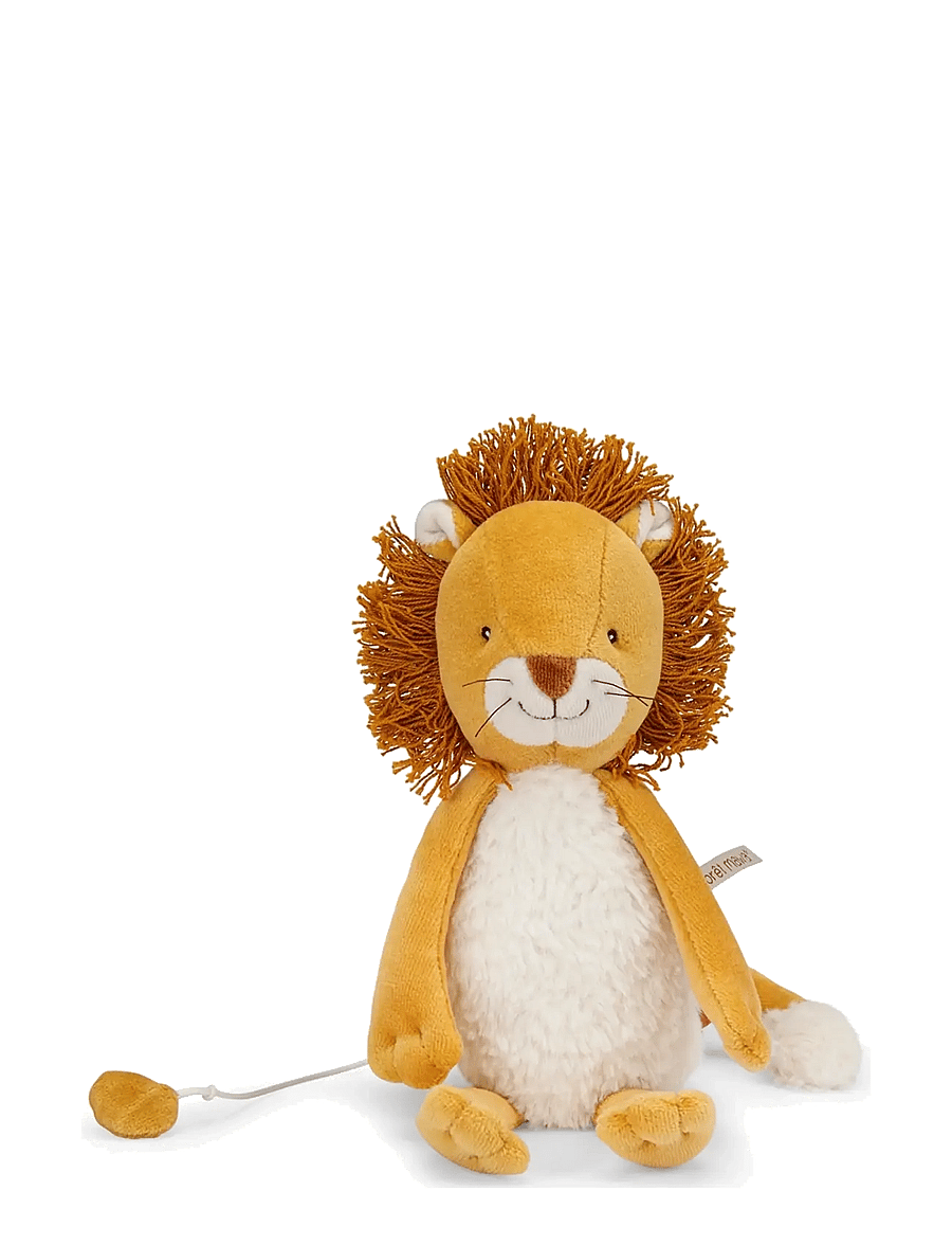 Moulin Roty - Musical Plush - Mamba the Lion 27 cm - La forêt Mawa - musikalske plysdyr - orange - 0