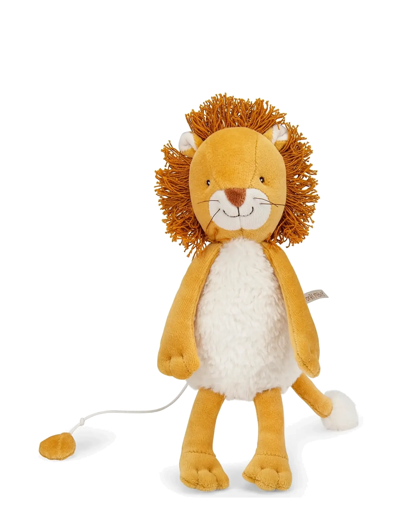 Moulin Roty - Musical Plush - Mamba the Lion 27 cm - La forêt Mawa - musikalske plysdyr - orange - 1