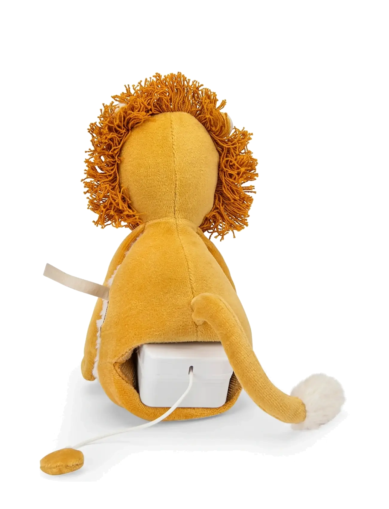 Moulin Roty - Musical Plush - Mamba the Lion 27 cm - La forêt Mawa - musikalske plysdyr - orange - 2