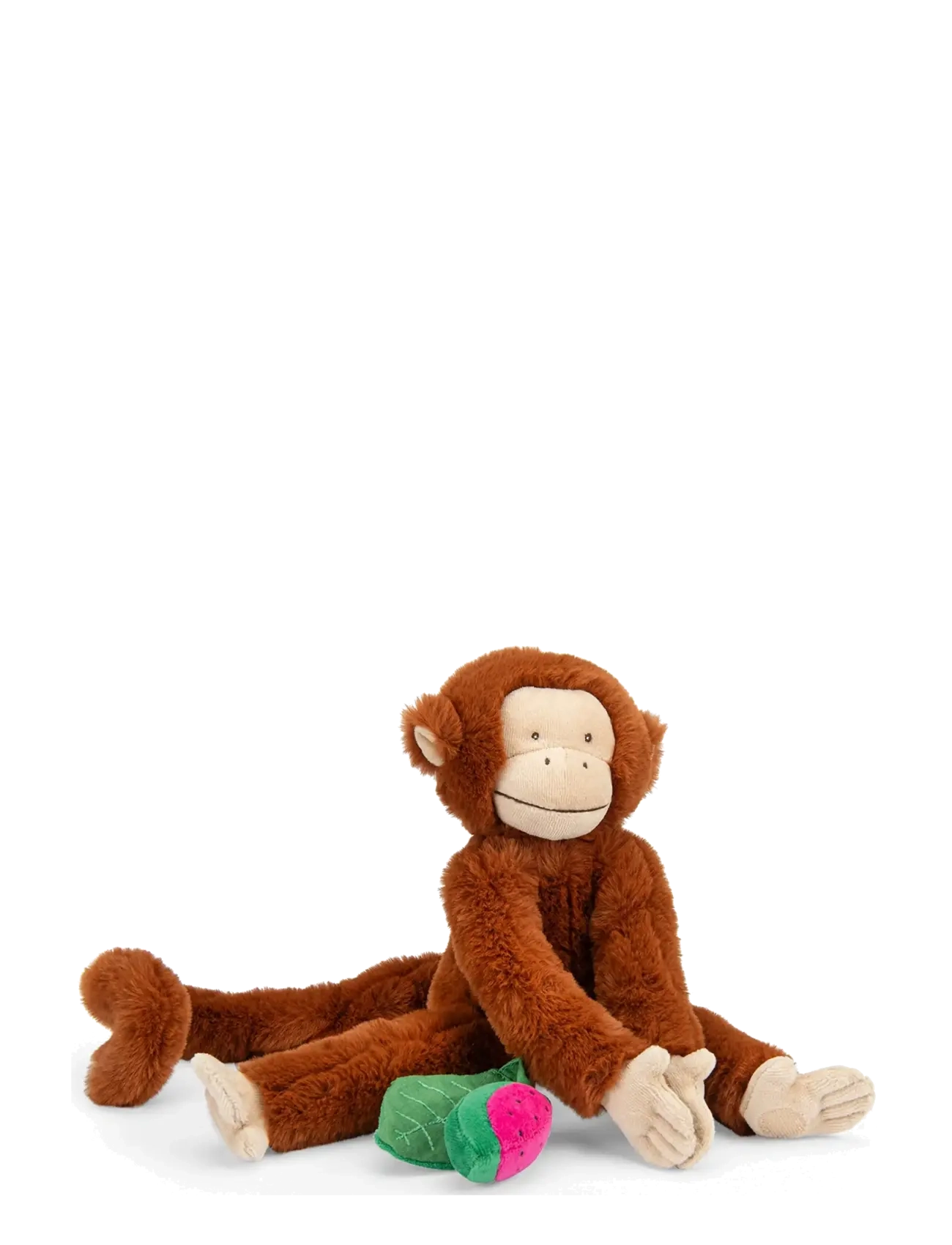 Moulin Roty - Activity Plush - Mochica the Monkey 38 cm - La forêt Mawa - tøjdyr - brown - 2