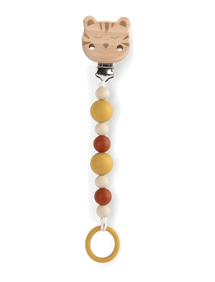 Moulin Roty - Soother Holder - Baboo the Tiger - La forêt Mawa - bitleksaker - multi - 1