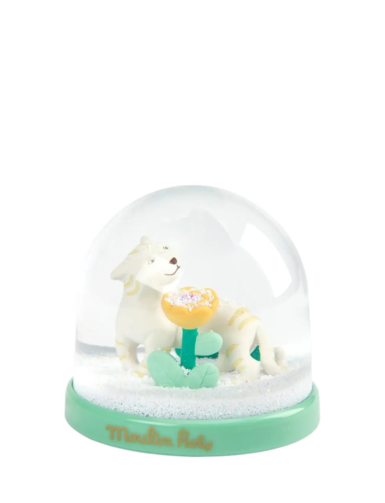Moulin Roty Snow Globe Baboo The Tiger La Forêt Mawa, Decoration Tilbehør-details, Grøn, Str: ONE SIZE