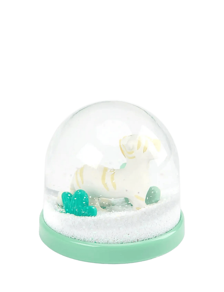 Moulin Roty - Snow Globe - Baboo the Tiger - La forêt Mawa - dekorationsdetaljer - green - 2