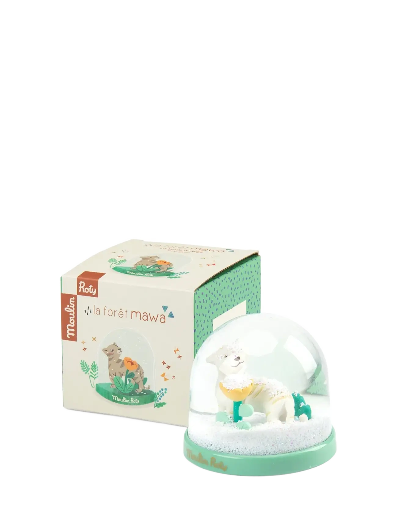Moulin Roty - Snow Globe - Baboo the Tiger - La forêt Mawa - dekorativt tilbehør - green - 3