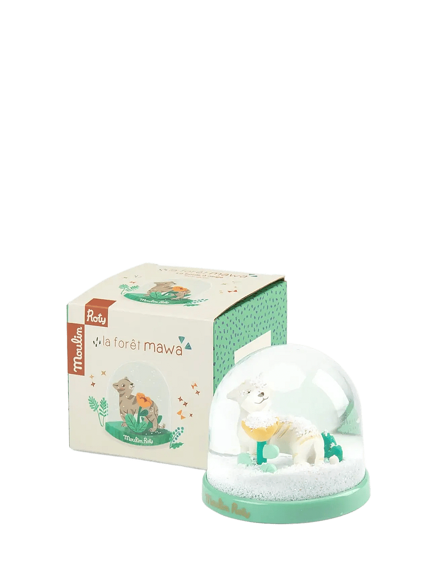 Moulin Roty - Snow Globe - Baboo the Tiger - La forêt Mawa - dekorationsdetaljer - green - 3