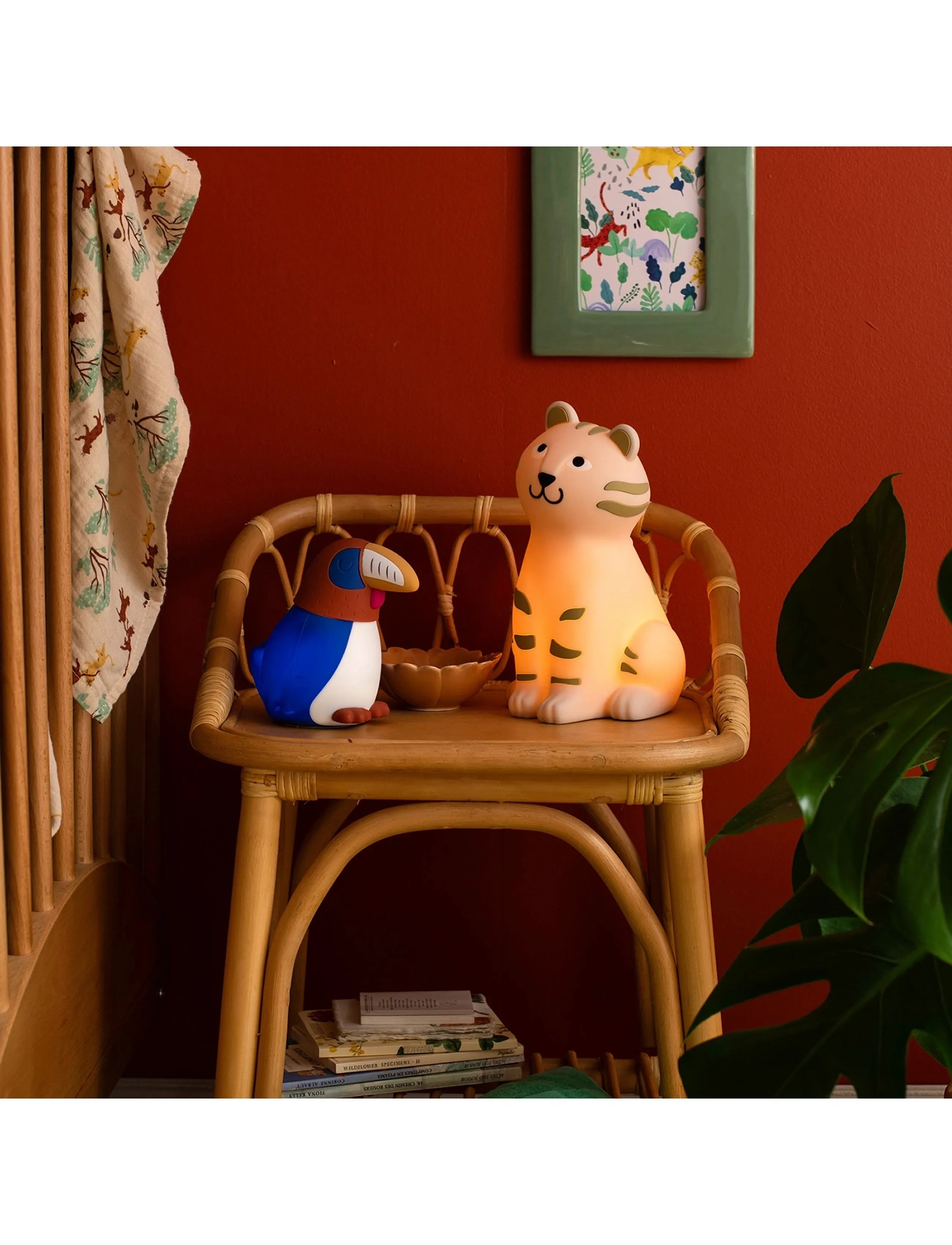 Moulin Roty - Night Light - Tiger -  La forêt Mawa - bordslampor - cream - 2