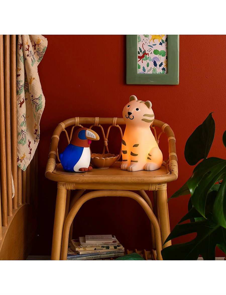 Moulin Roty - Night Light - Tiger - La forêt Mawa - bordslampor - cream - 2
