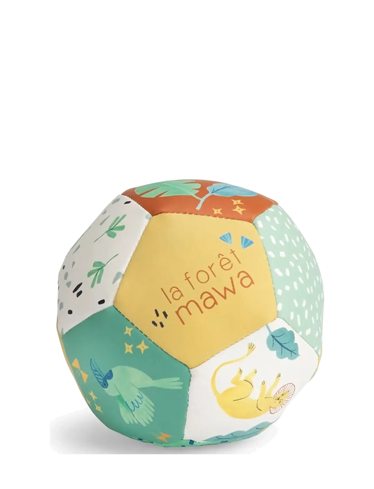 Moulin Roty Soft Ball 10 cm - La Forêt Mawa, One Size, Multi/patterned, Outdoor Legetøj > Outdoor Games & Sport, Børn