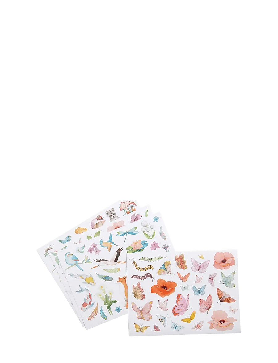 Moulin Roty - 108 Stickers - Les Rosalies - klistermärken - pink - 1