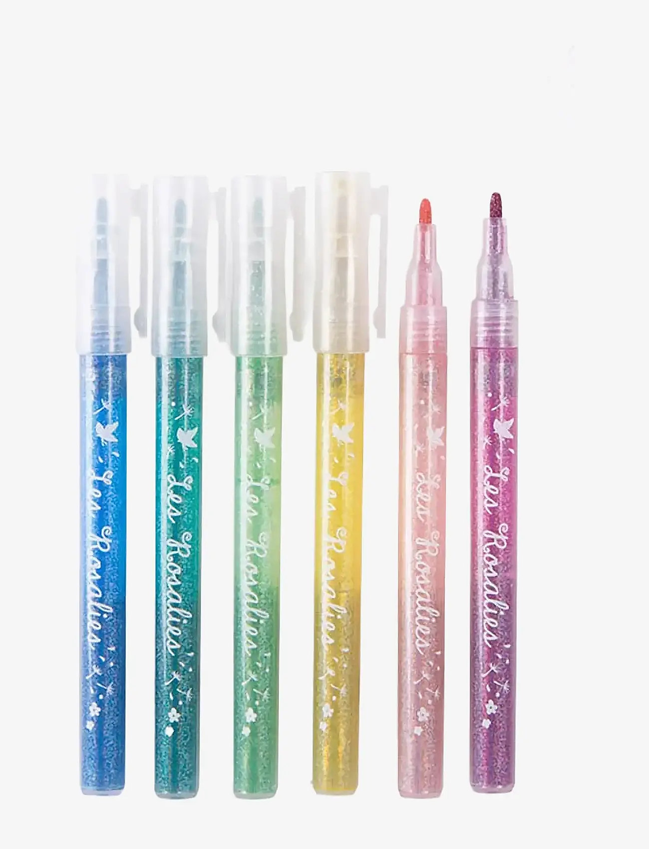 Moulin Roty - Felt Pens 6 pcs - Glitter - Les Rosalies - blyanter - multi - 1