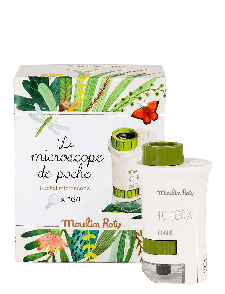 Moulin Roty - Pocket Microscope - Le Jardin du Moulin - experiment & vetenskap - cream - 0
