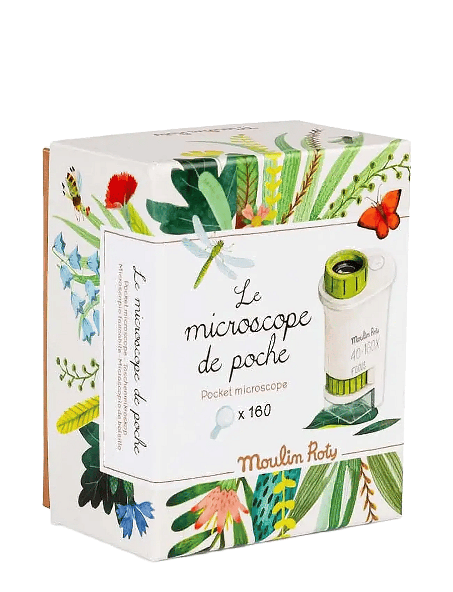 Moulin Roty - Pocket Microscope - Le Jardin du Moulin - experiment & vetenskap - cream - 2