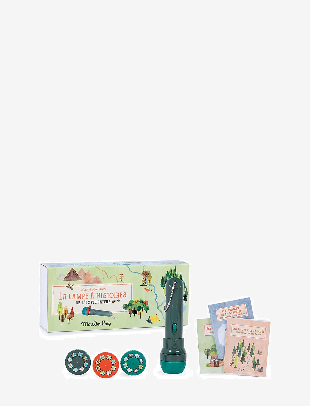 Moulin Roty - Storybook torch Le Jardin du Moulin - green - 0