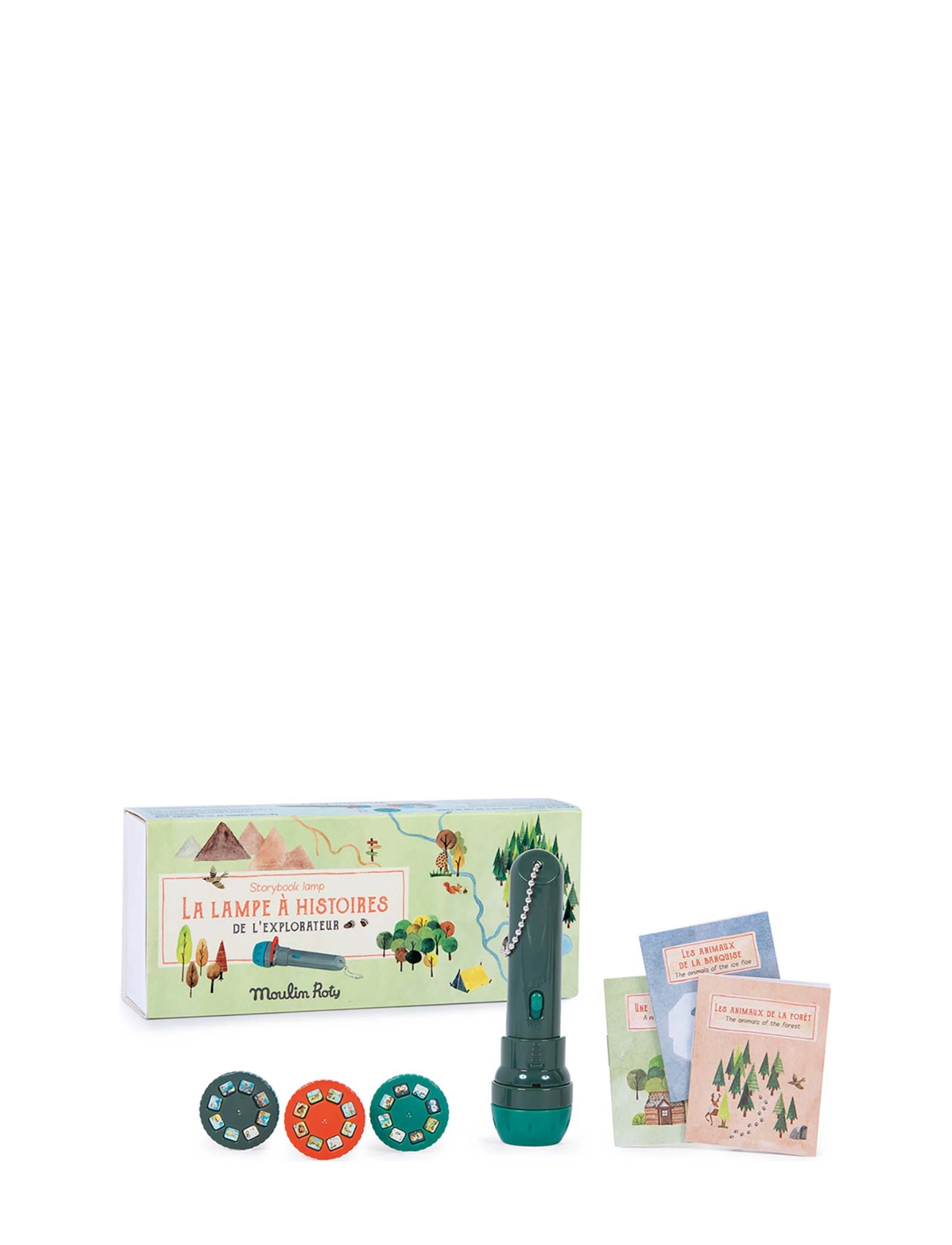 Moulin Roty Storybook torch Le Jardin du Moulin - Accessories - GREEN / multi