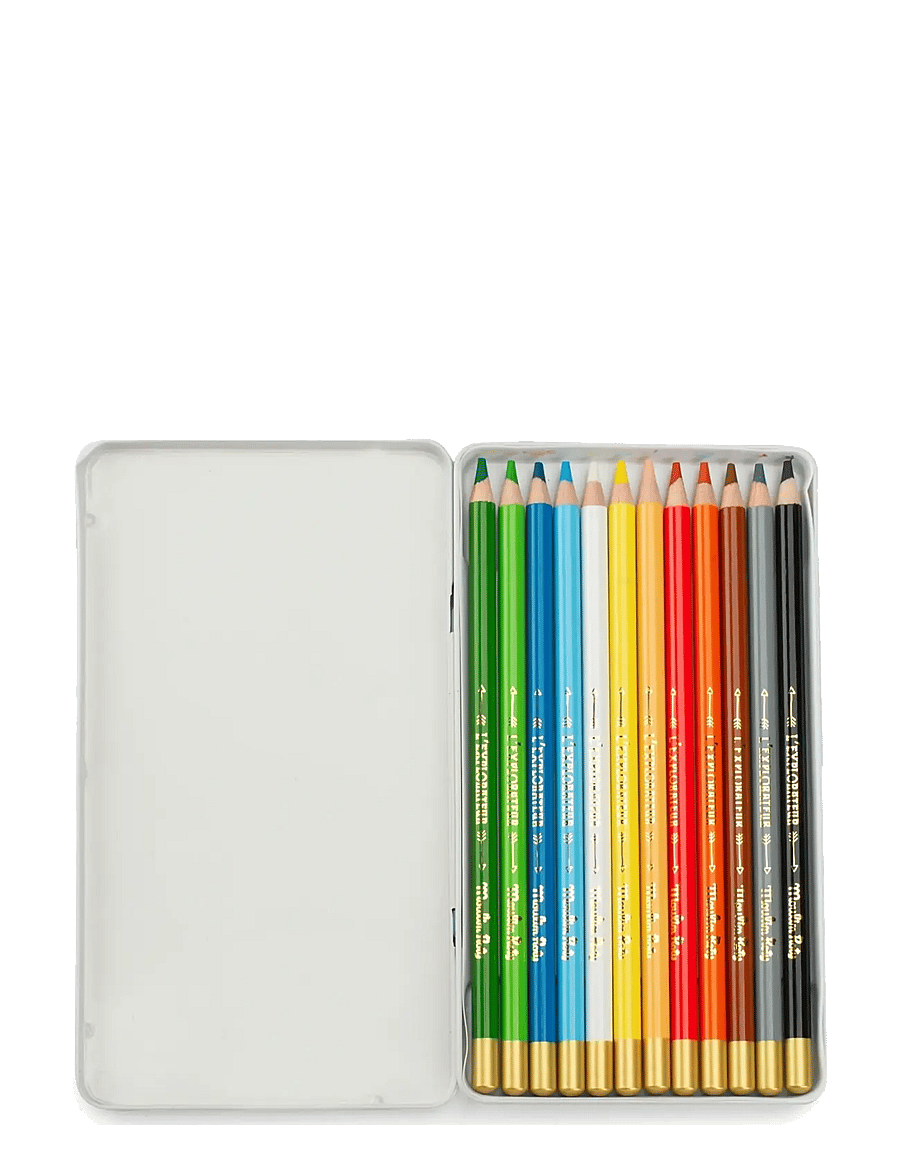 Moulin Roty - Colouring Pencils 12 pcs - L'explorateur - pennor - multi - 1