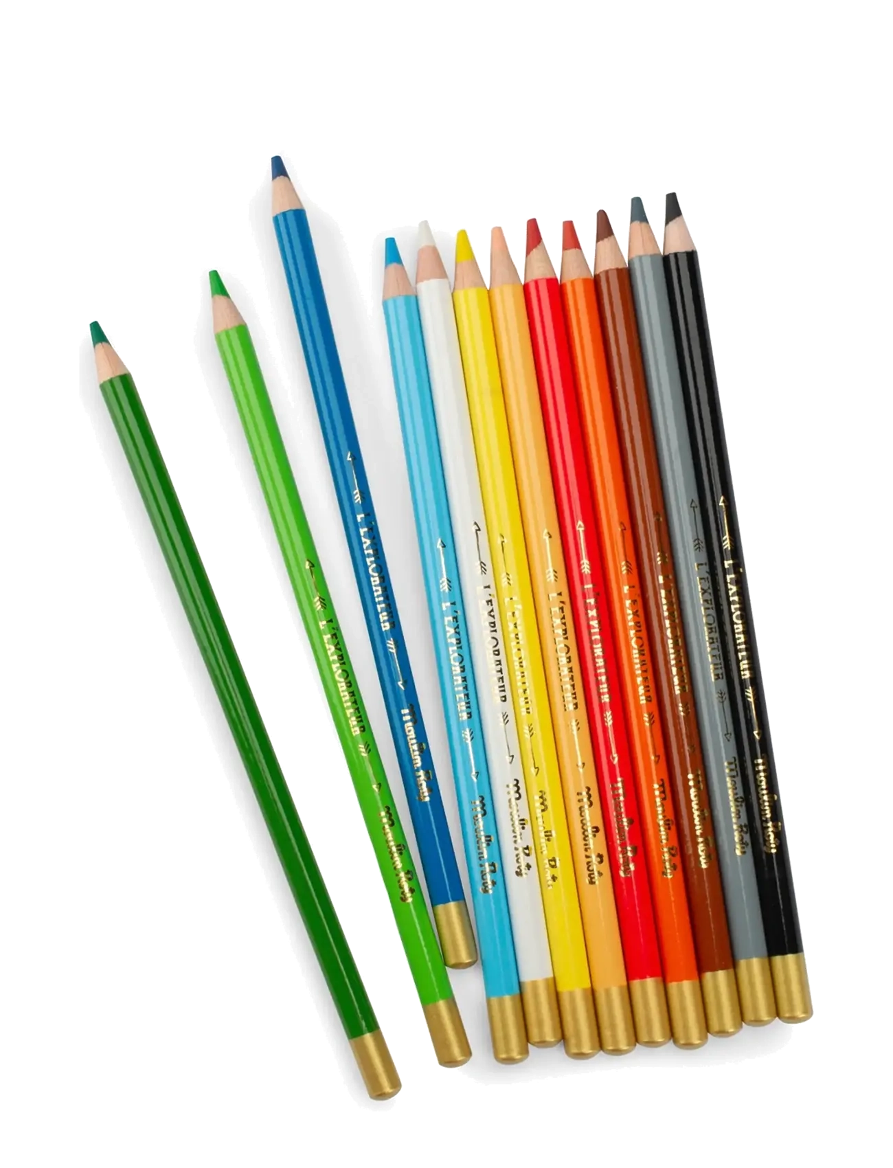 Moulin Roty - Colouring Pencils 12 pcs - L'explorateur - blyanter - multi - 2