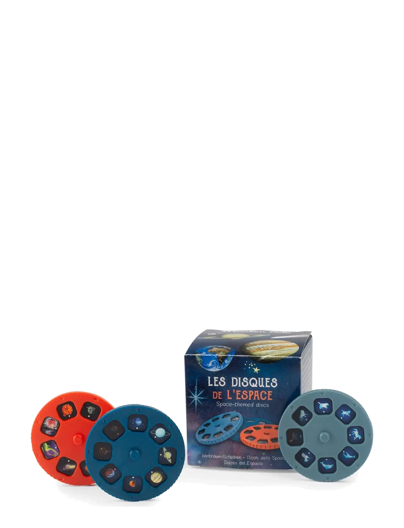 Moulin Roty Projector Story Discs - Le Jardinier, One Size, Blue, Belysning > Natlamper, Børn