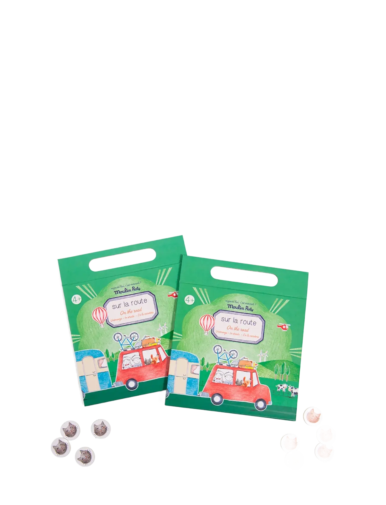 Moulin Roty - Game - Magnetic on the Road - aktiva spel - green - 1