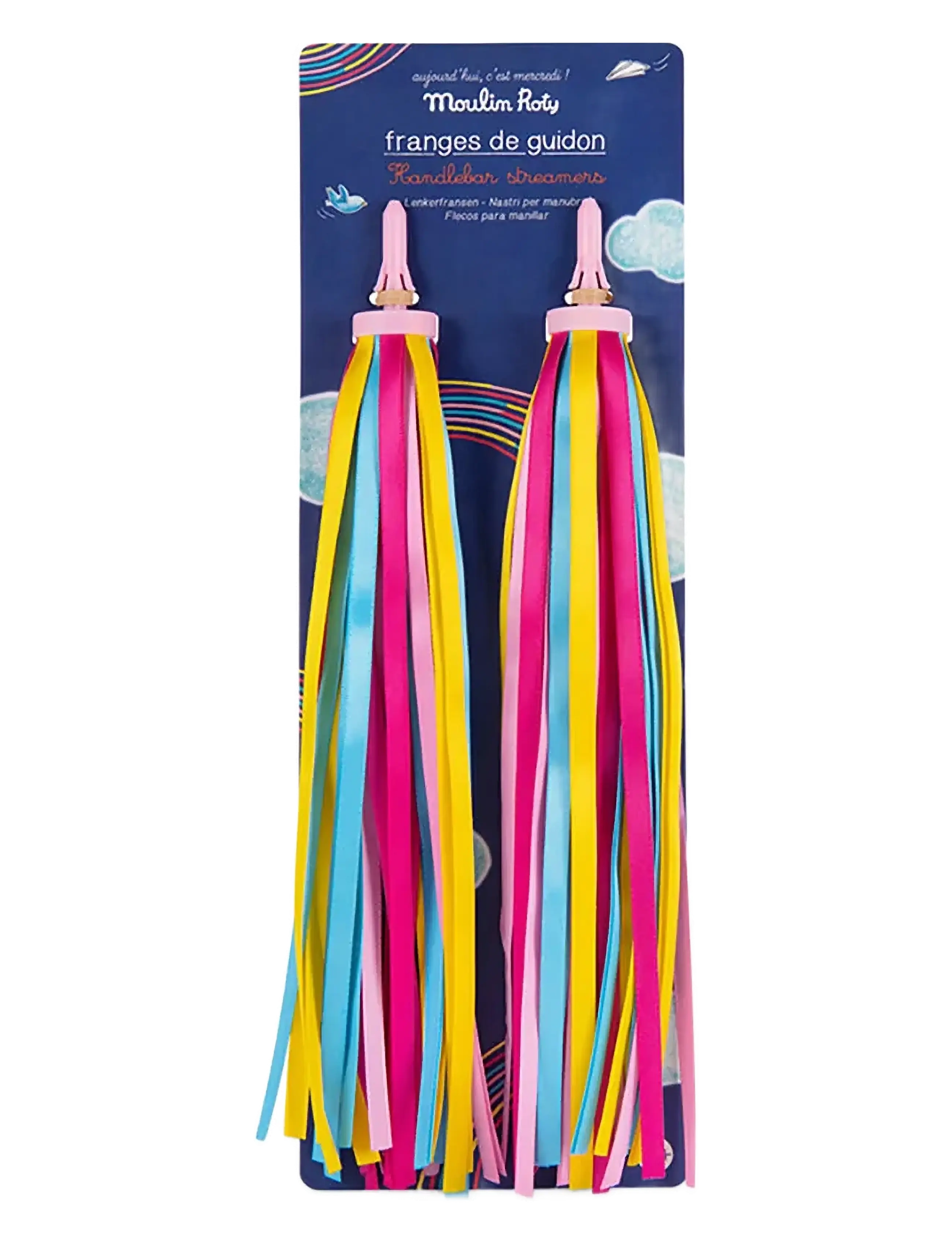 Moulin Roty Bicycle Handlebar Streamers - Uteleksaker - MULTI / multi