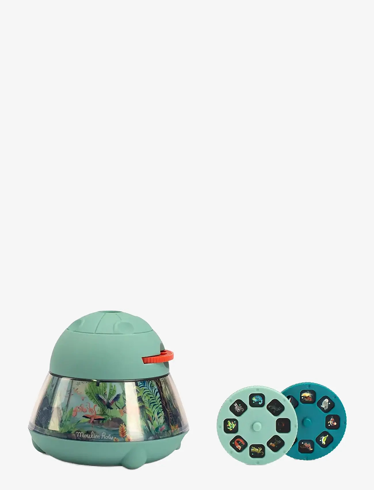 Moulin Roty - Projector - Animals - Tout autour du monde - nattlampor - mint - 1