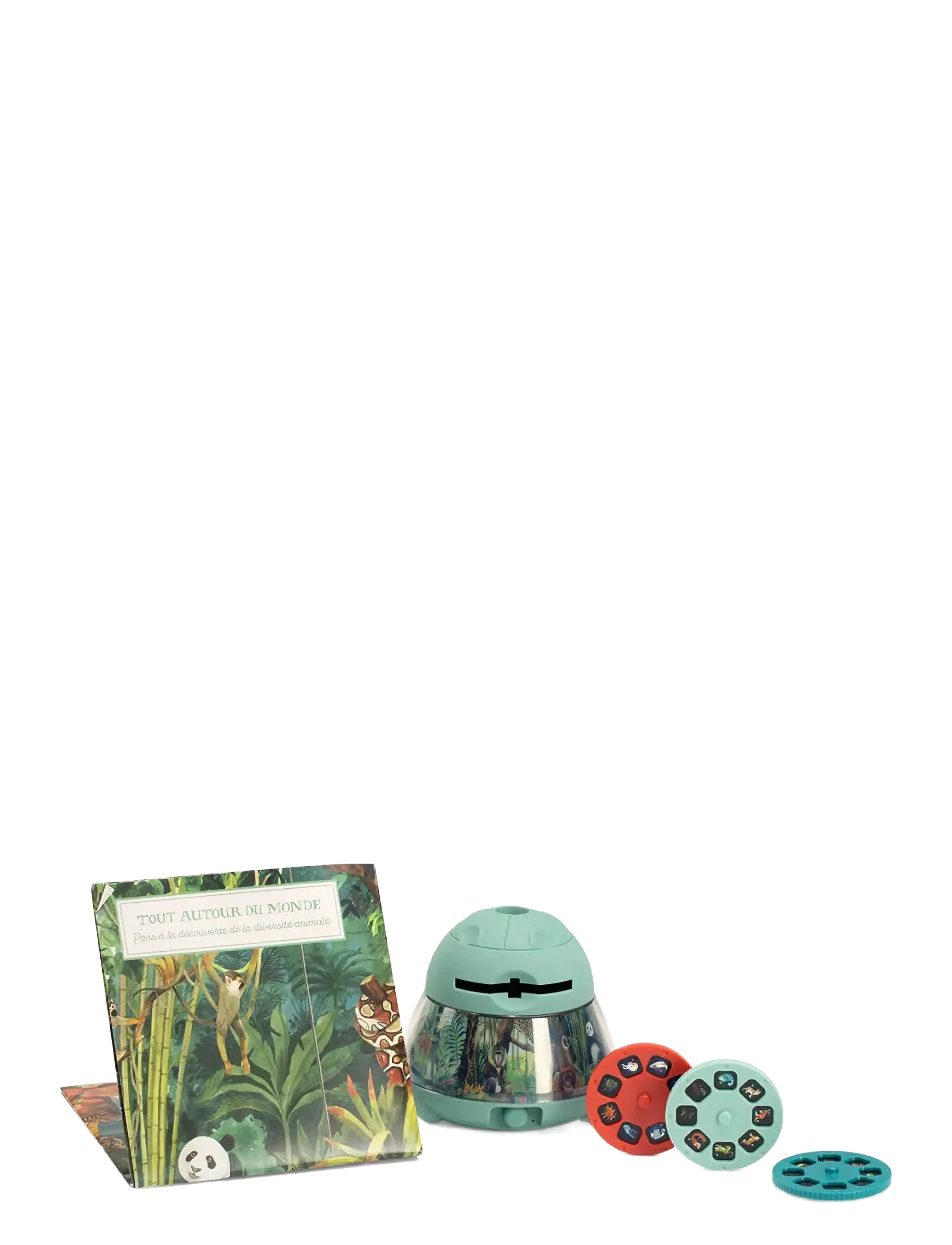 Moulin Roty - Projector - Animals - Tout autour du monde - natlamper - mint - 2