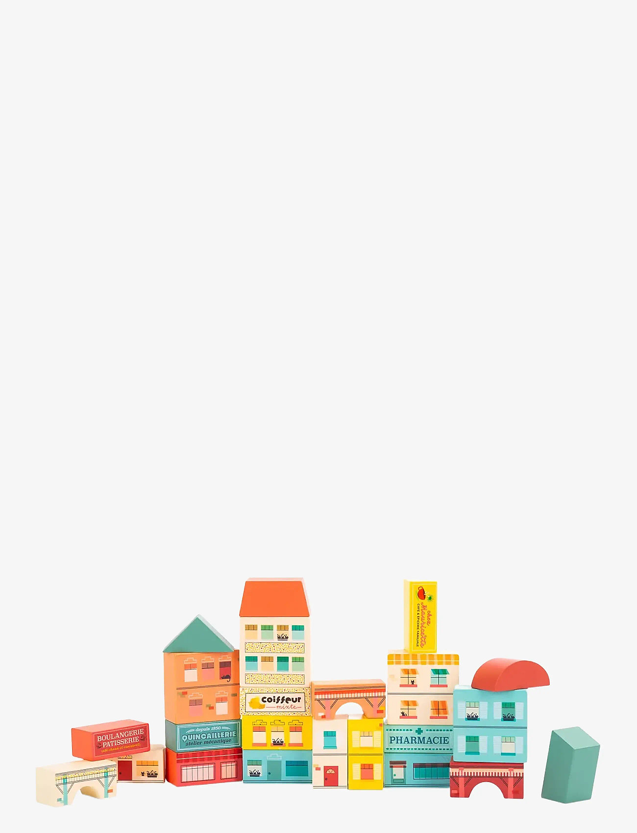 Moulin Roty - Building Blocks - Village - Avenue du Moulin - byggeklodser - multi - 1