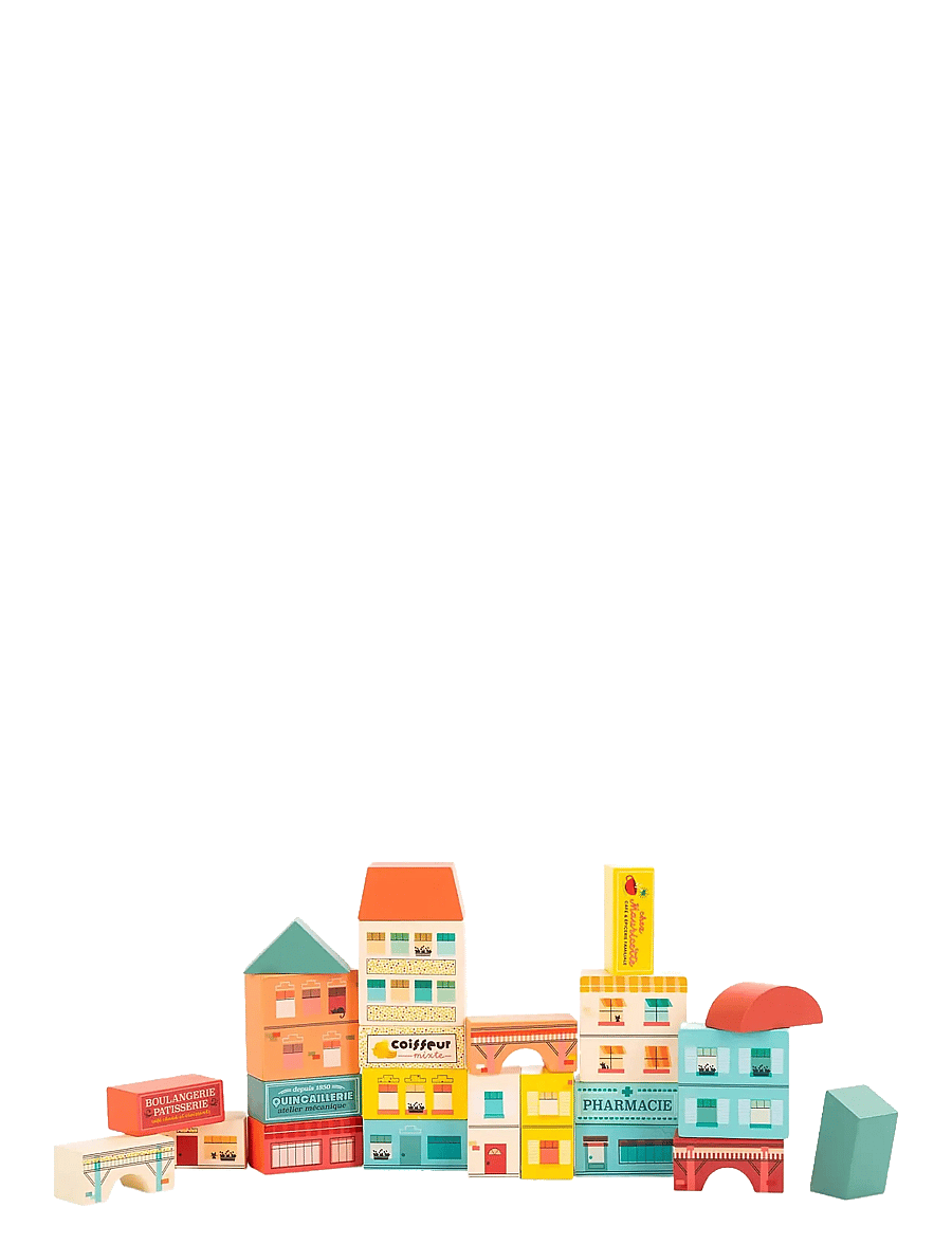 Moulin Roty - Building Blocks - Village - Avenue du Moulin - byggeklodser - multi - 1