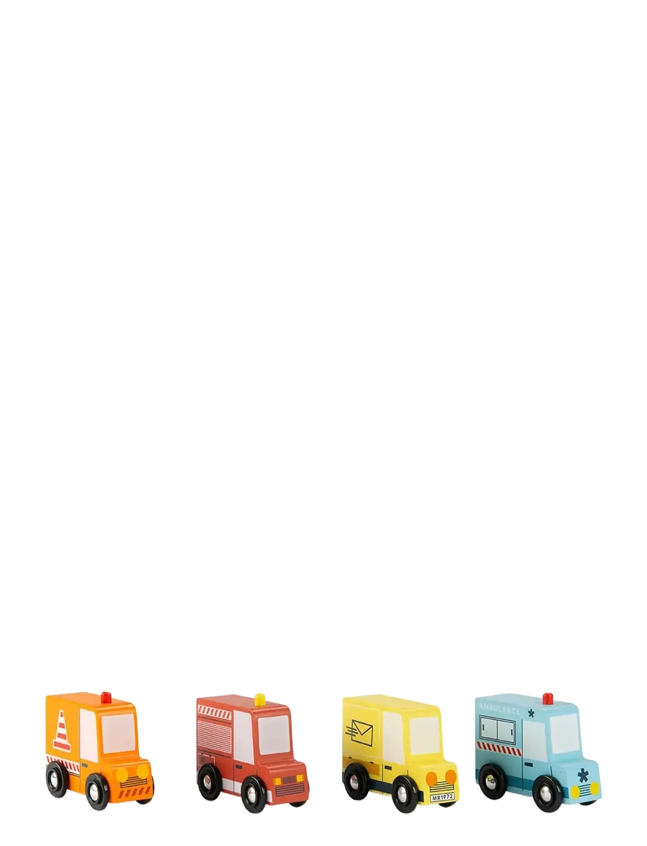 Moulin Roty 4 Trucks - Avenue du Moulin - Legetøjsbiler - MULTI / multi