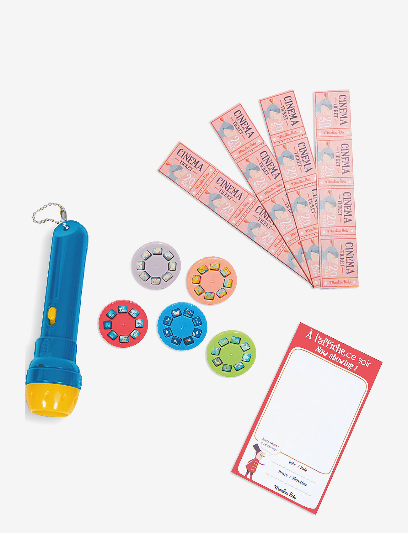 Moulin Roty Flashlight With Pictures Kit 2 Aktion figur