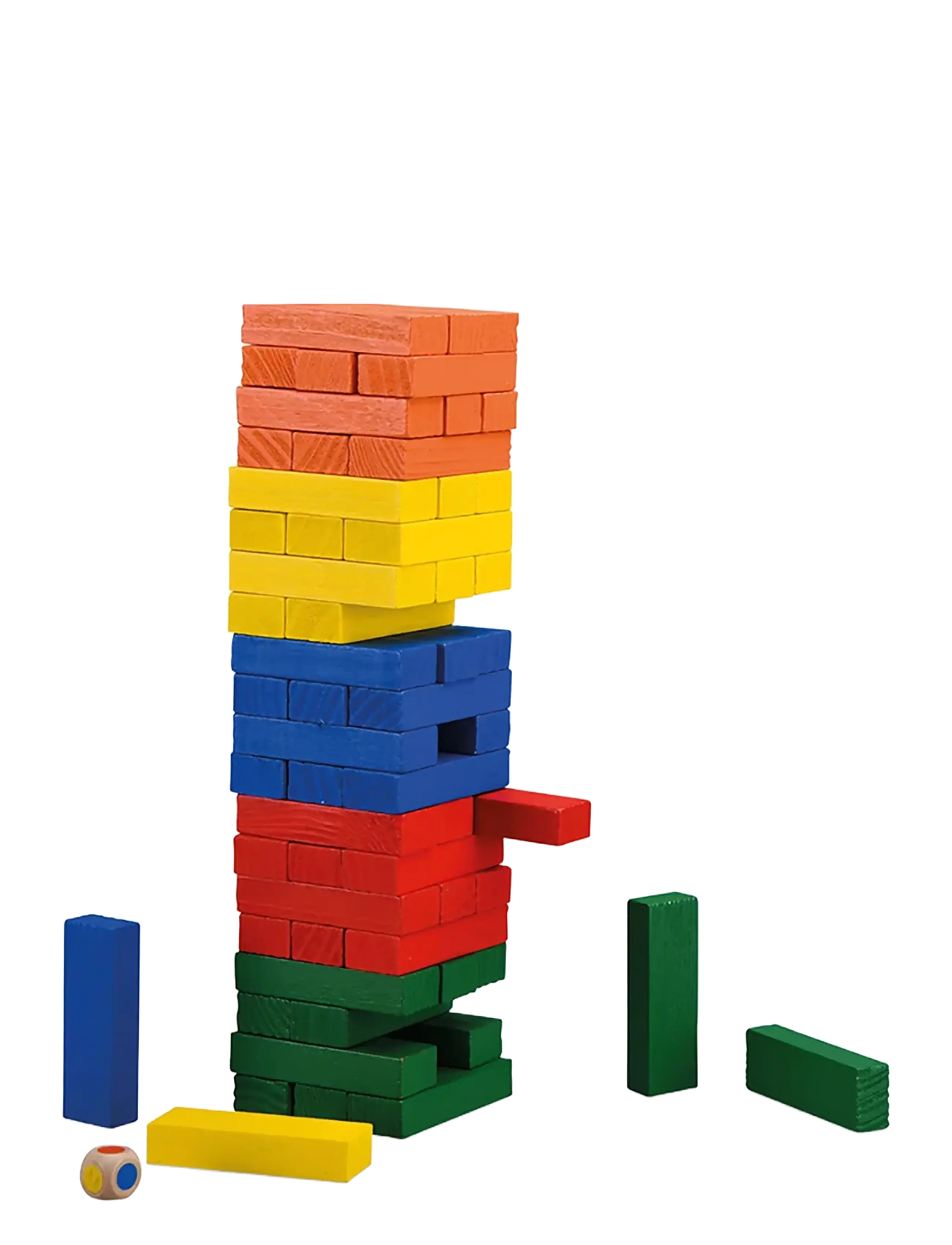 Moulin Roty Game Furious Tower, 8X8X33 cm, Multi/patterned, Spil > Aktive Spil, Børn