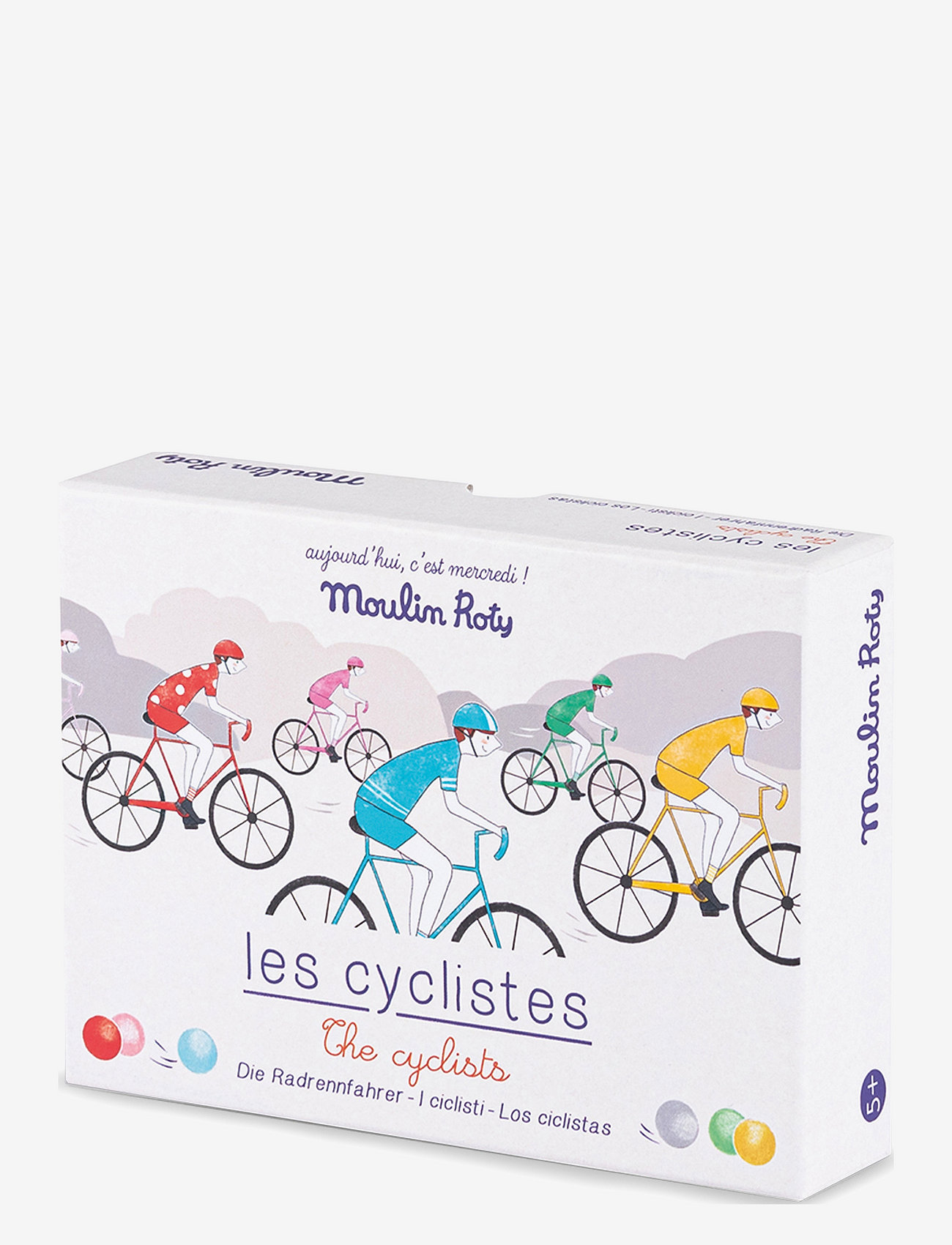 Moulin Roty - Game Bicycle race with bullets - brädspel - multicolored - 0