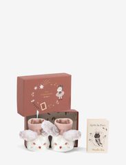 Moulin Roty - Mouse baby slippers Après la Pluie - lägsta priserna - white - 2