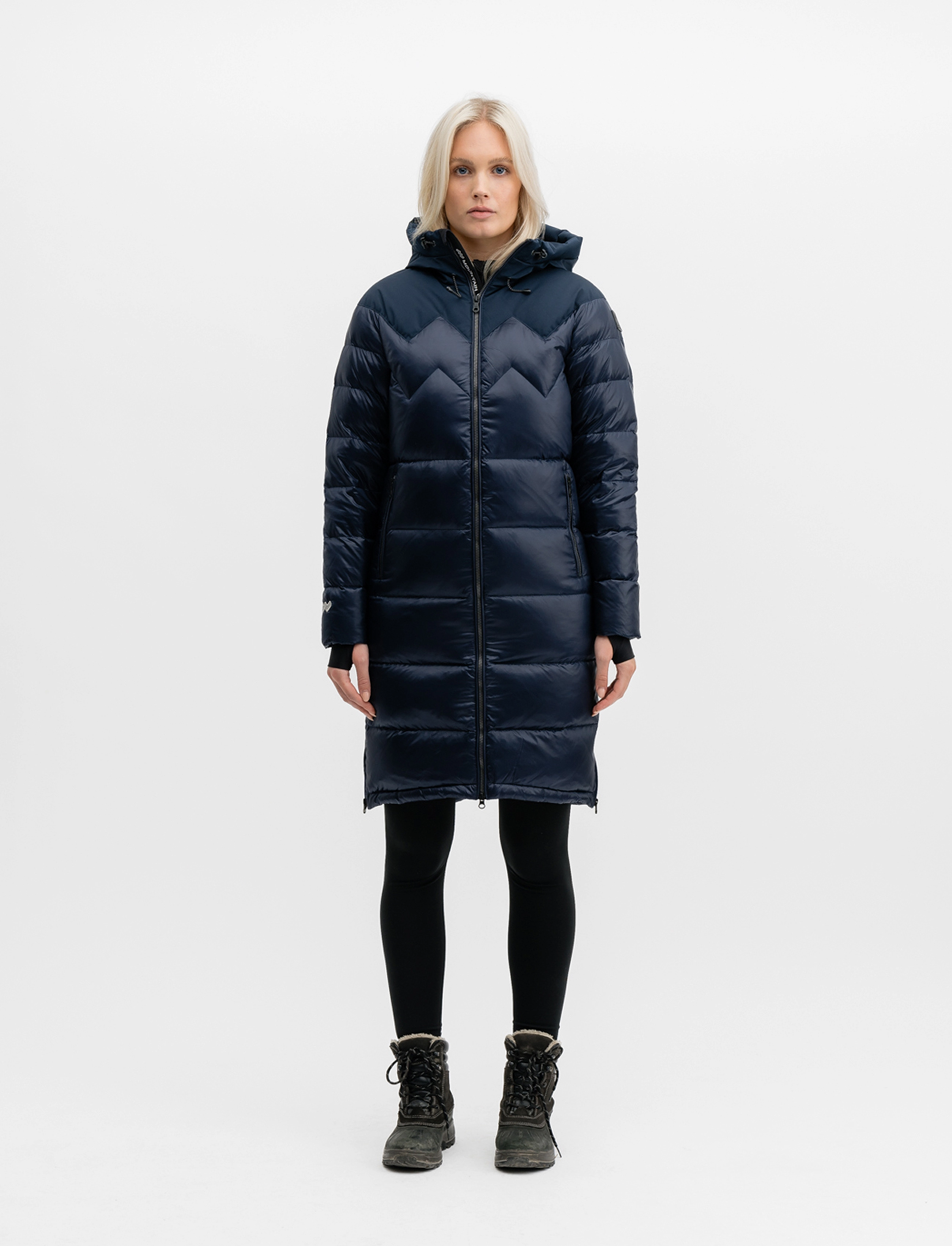 Mountain Works Ws Cocoon Down Parka, XS, Sport Jackets, Marineblau - Parkas, Frauen