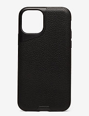 Mous - Mous Contour Leather Protective Phone Case - laveste priser - black - 0
