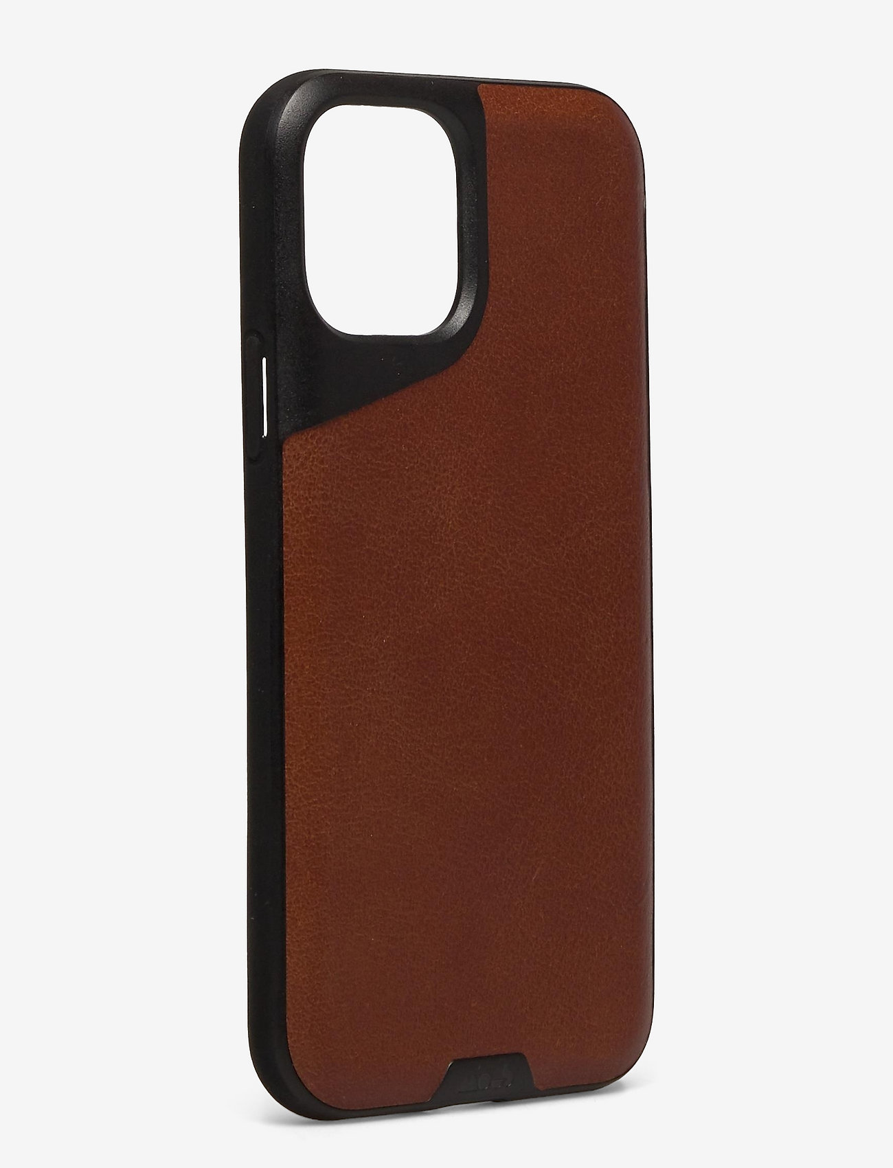 Mous - Mous Contour Leather Protective Phone Case - zemākās cenas - brown - 1
