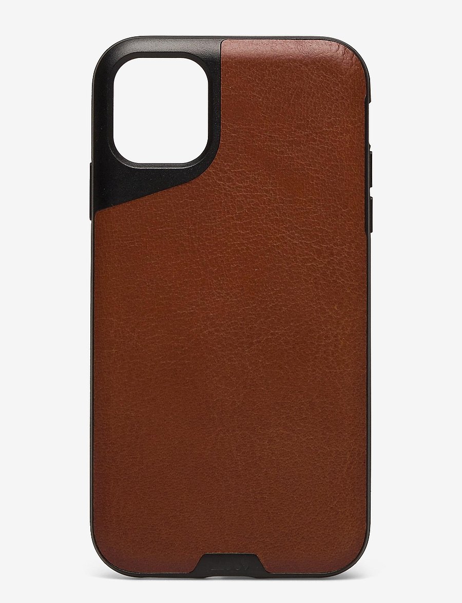 Mous - Mous Contour Leather Protective Phone Case - telefonide ümbrised - brown - 0