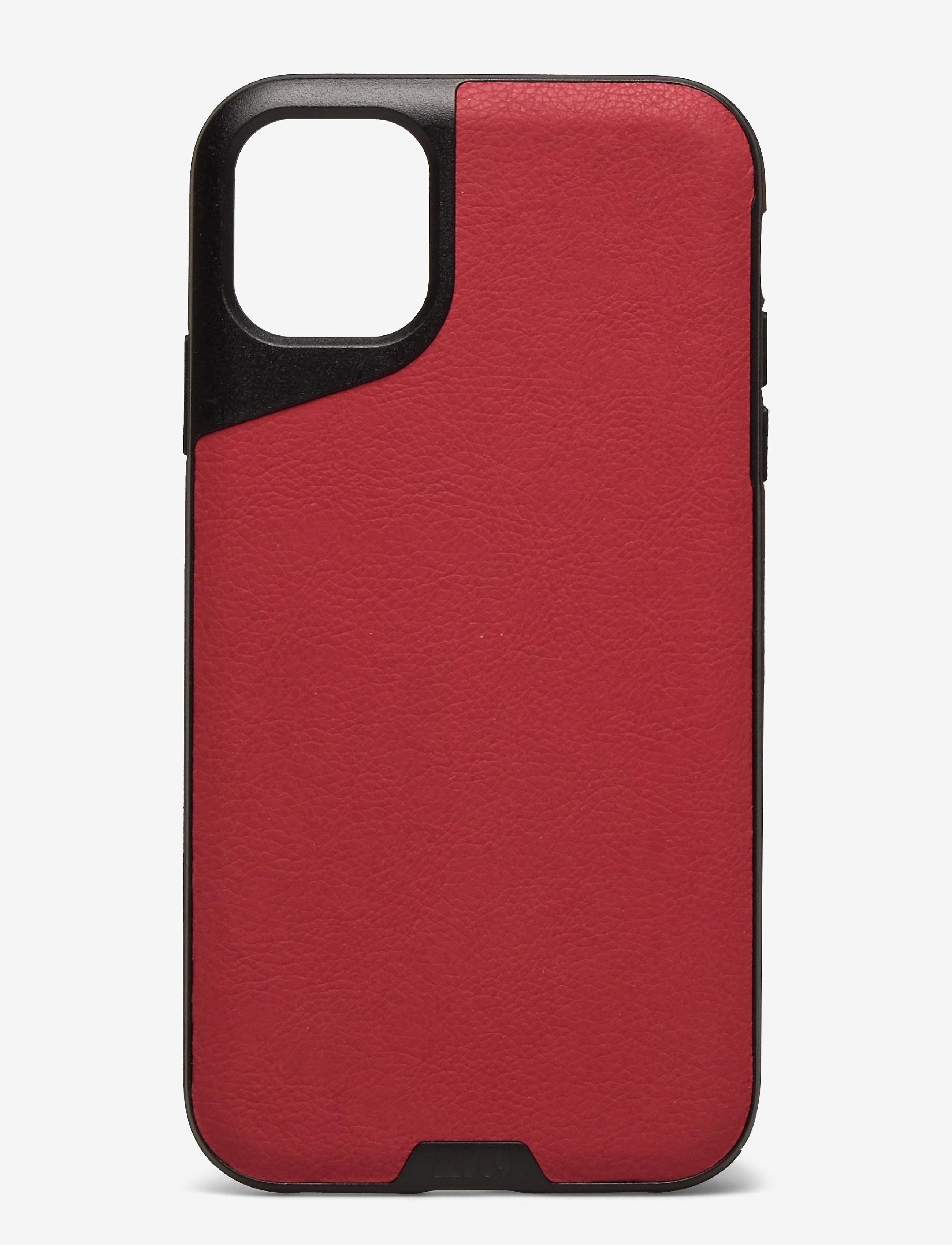 Mous Mous Contour Leather Protective Phone Case - Mous - RED / red