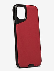 Mous - Mous Contour Leather Protective Phone Case - zemākās cenas - red - 1