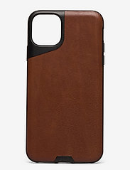 Mous - Mous Contour Leather Protective Phone Case - laveste priser - brown - 0