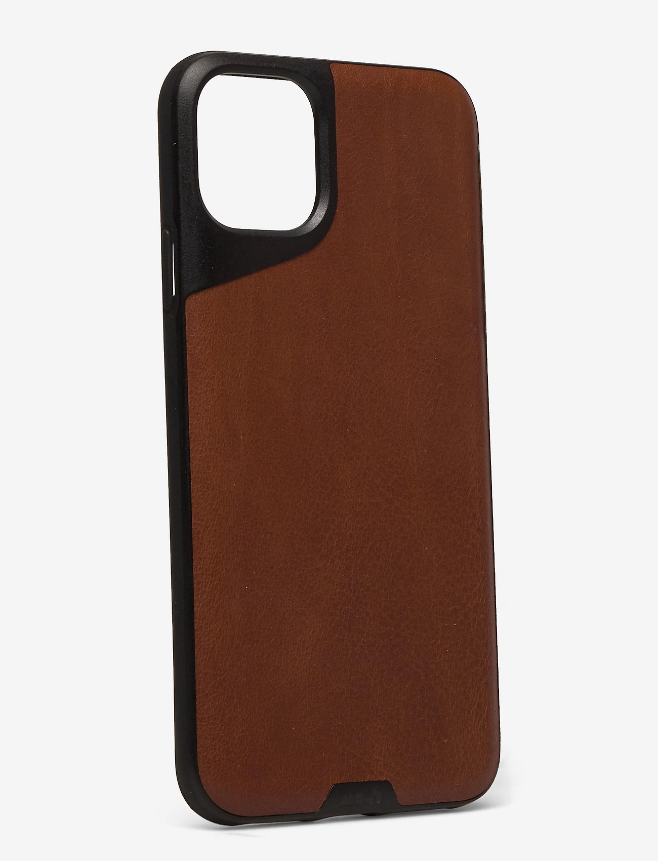 Mous - Mous Contour Leather Protective Phone Case - alhaisimmat hinnat - brown - 1