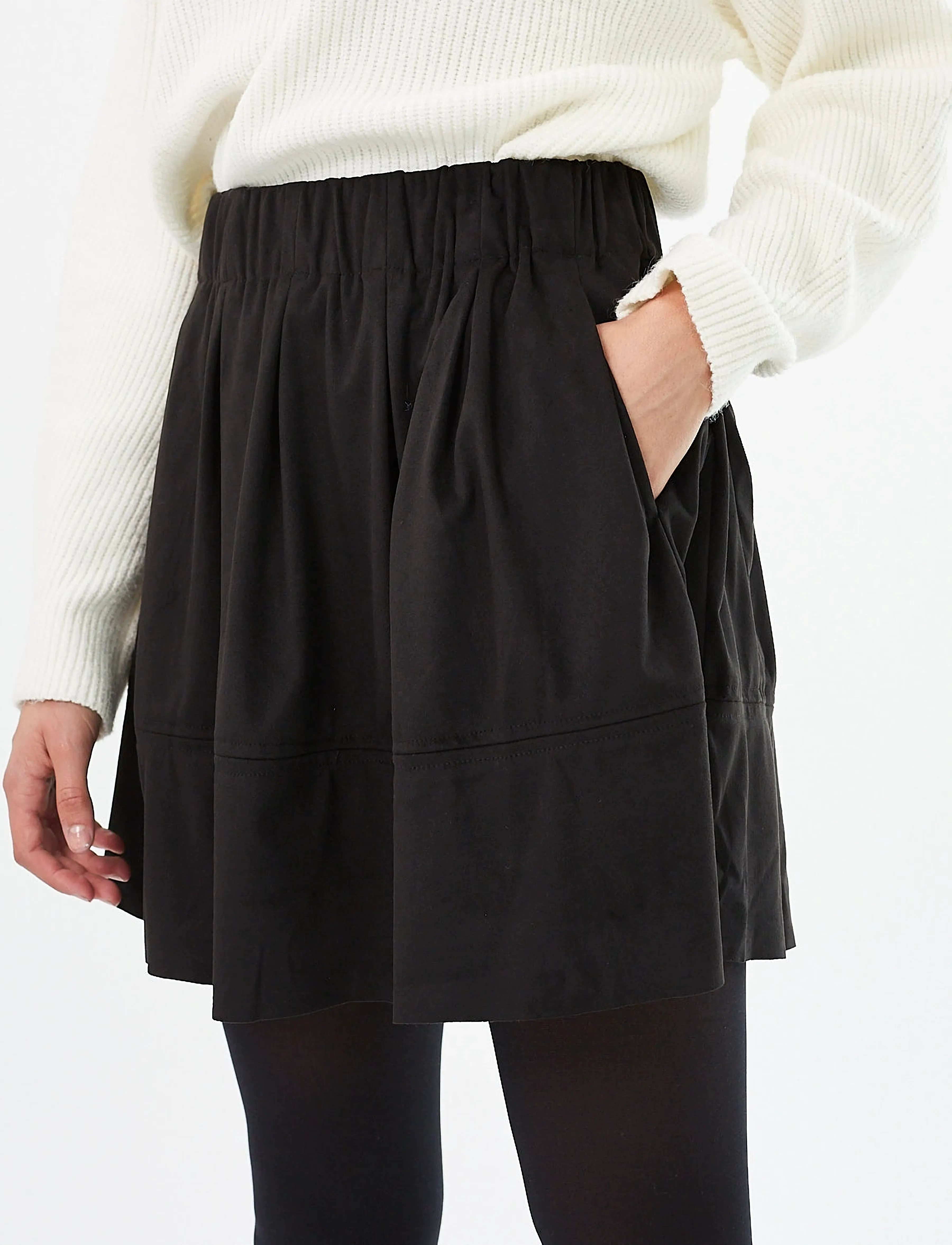Moves - Kia 0032 Skirt - miniseelikud - black - 0