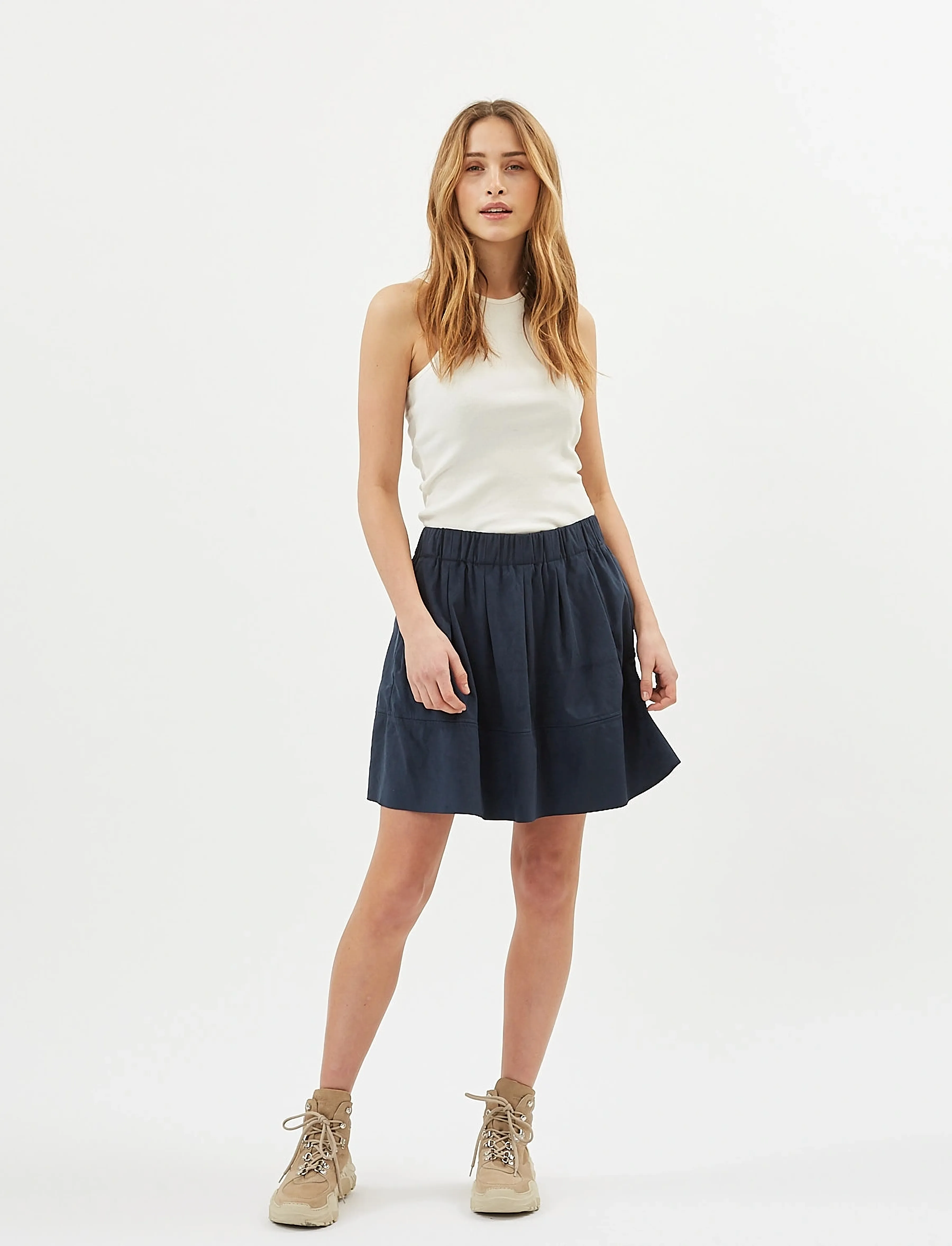 Moves - Kia 0032 Skirt - korta kjolar - navy - 3