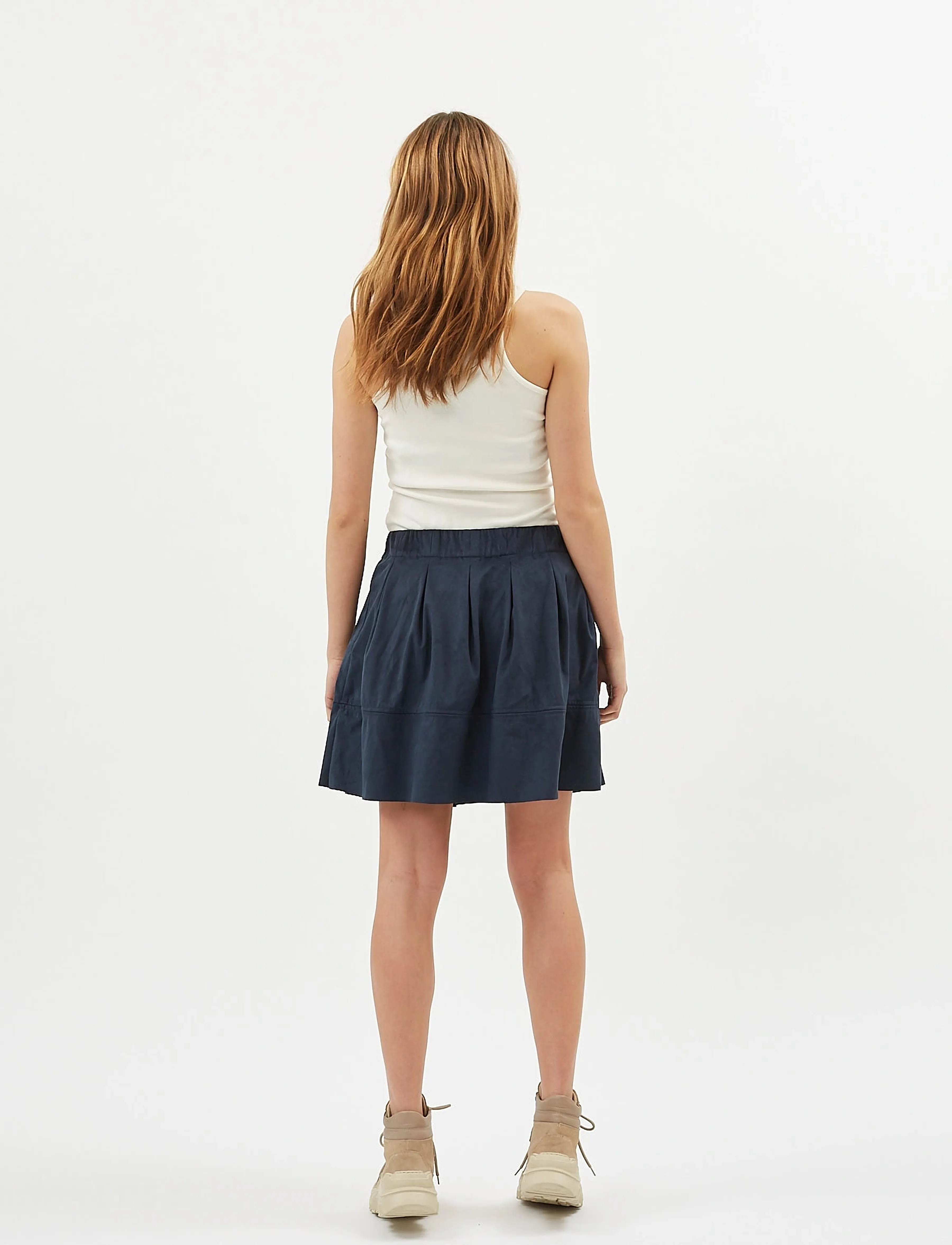 Moves - Kia 0032 Skirt - korta kjolar - navy - 4
