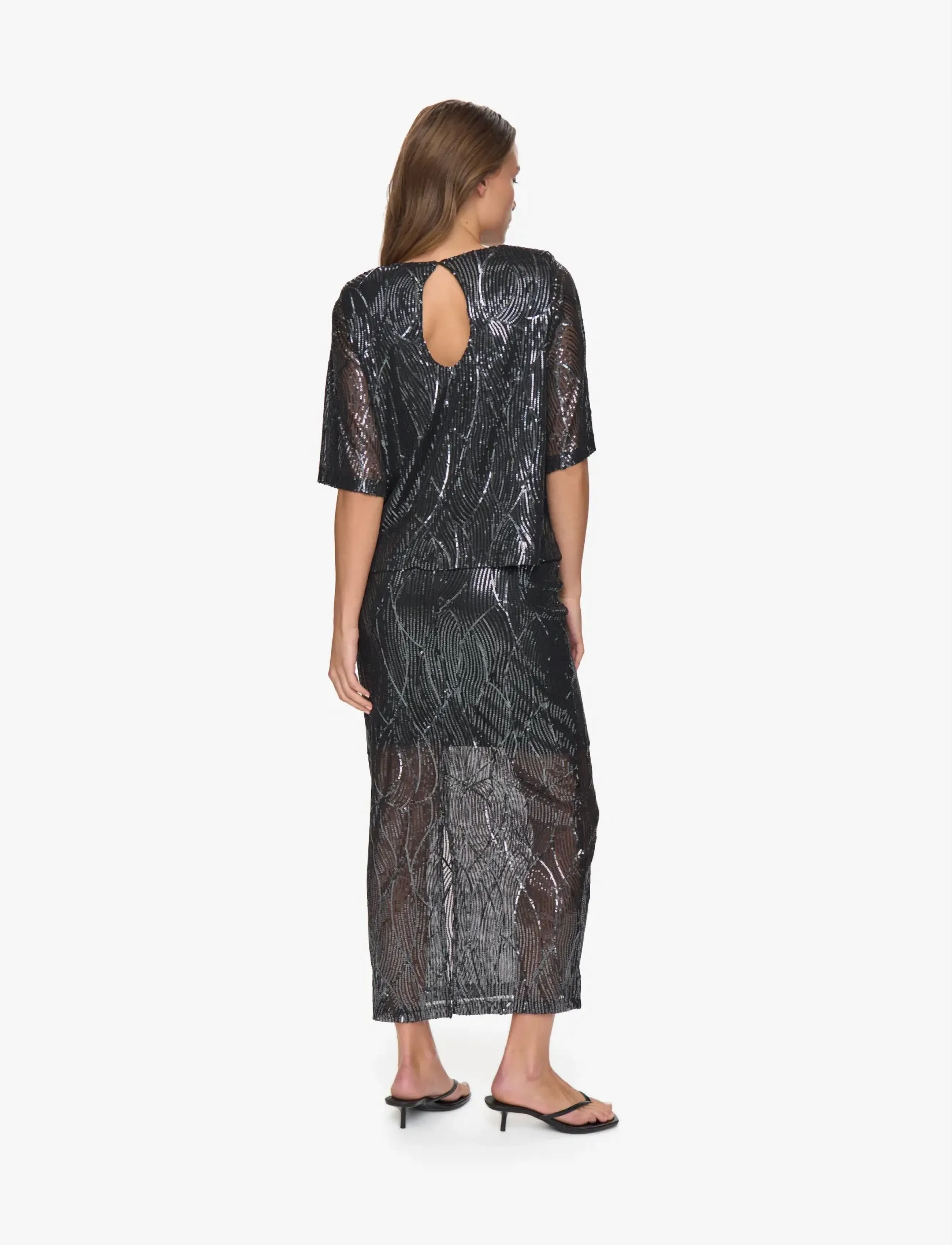 Moves - Mandi blouse 4522 - kortærmede bluser - 999 black - 3